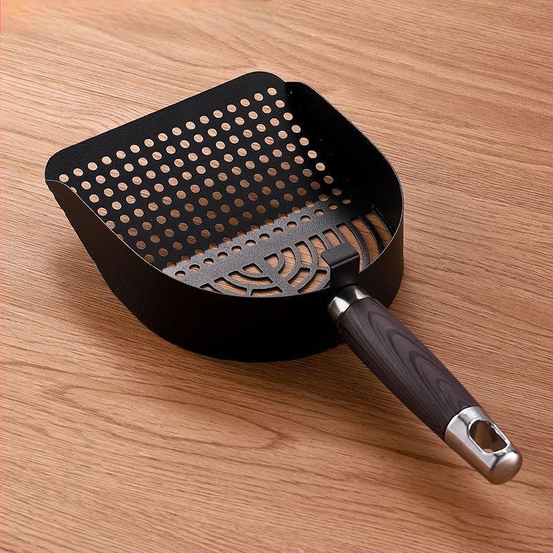 Lingură pentru nisip de pisică – design îngroșat, găuri fine, plastic durabil; brand Piece; pentru alte aplicații