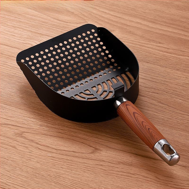 Lingură pentru nisip de pisică – design îngroșat, găuri fine, plastic durabil; brand Piece; pentru alte aplicații