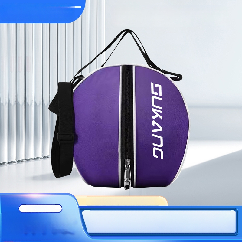 Rucsac de antrenament pentru baschet, material Oxford, buzunar din plasă, logo tipărit, curea pe un umăr