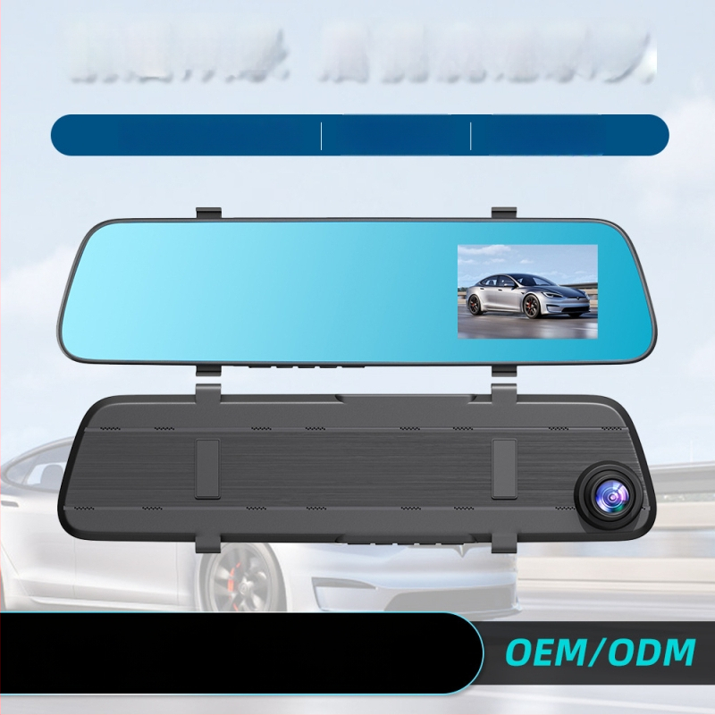 Camera de bord auto cu camere frontale și spate duale, 1080p, unghi de vizualizare 120°, imagine inversă, înregistrare ciclică