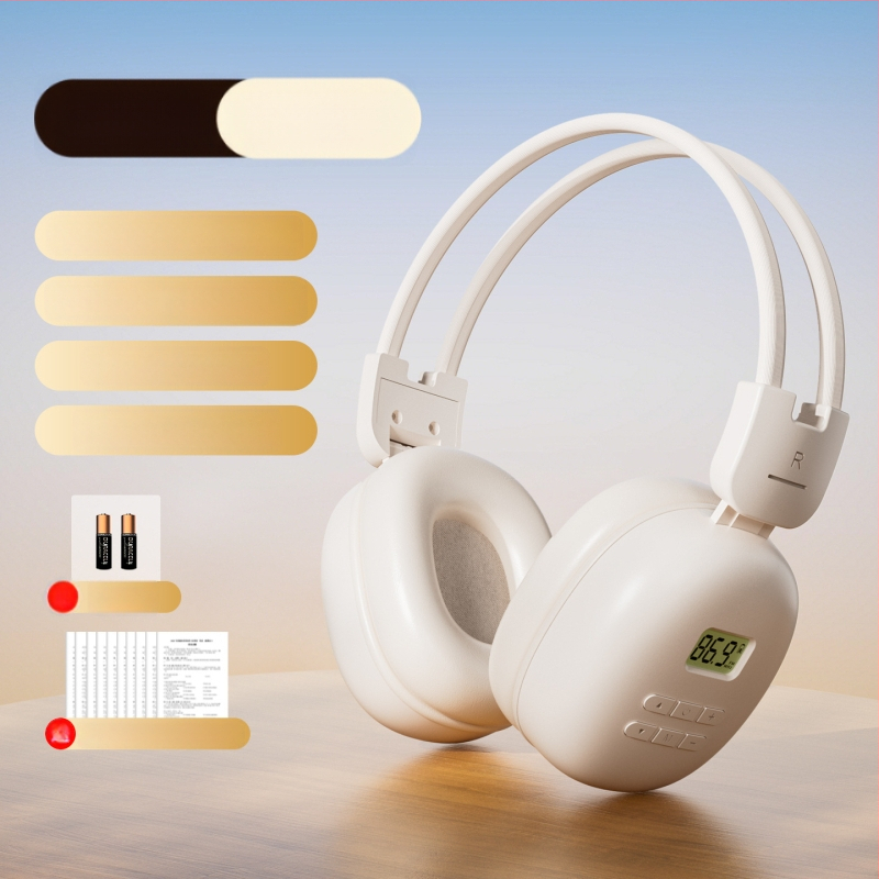 Juhtmega kuuldeaparaadid kuulamiseks | 40 mm kõlarid • 3,5 mm pistik • juhtmega ühendus • moonutust ≤0,2%