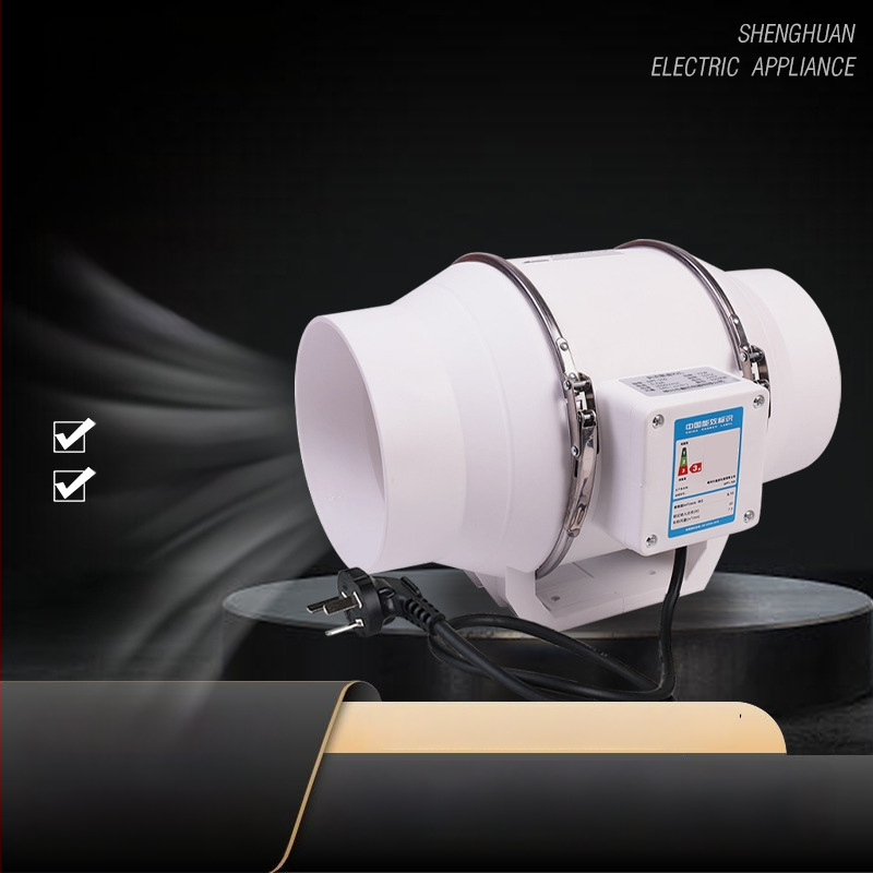 Csatornázott kipufogóventilátor – erős és csendes, háztartási konyhai szellőztetéshez,modell SL-100-1, 220V, 35–160W, csőnyomás típus