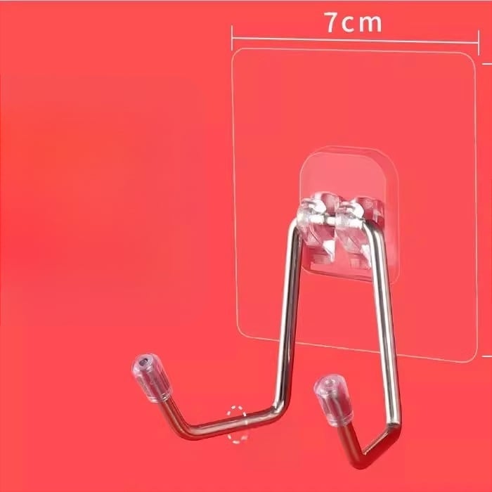 Ακουστικά τοίχου χωρίς διάτρηση, διπλός γάντζος, μοντέρνος μινιμαλιστικός σχεδιασμός – The First Force