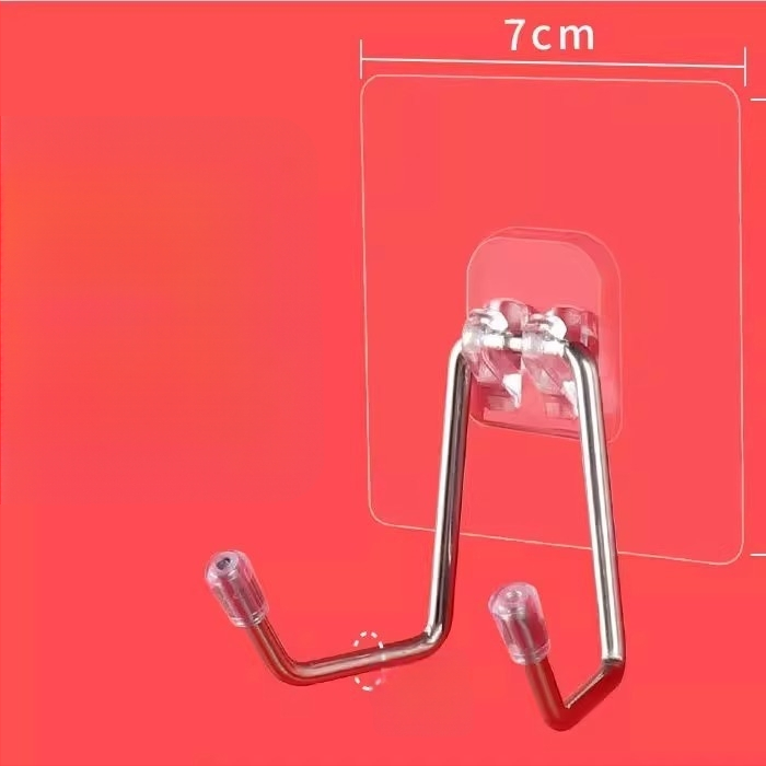 Ακουστικά τοίχου χωρίς διάτρηση, διπλός γάντζος, μοντέρνος μινιμαλιστικός σχεδιασμός – The First Force