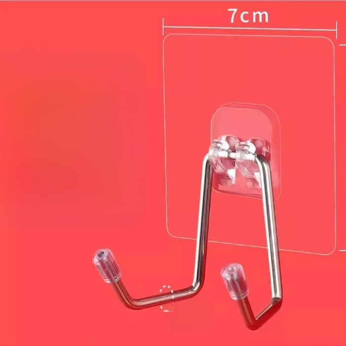 Ακουστικά τοίχου χωρίς διάτρηση, διπλός γάντζος, μοντέρνος μινιμαλιστικός σχεδιασμός – The First Force