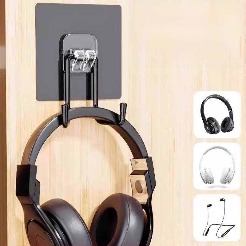 Ακουστικά τοίχου χωρίς διάτρηση, διπλός γάντζος, μοντέρνος μινιμαλιστικός σχεδιασμός – The First Force