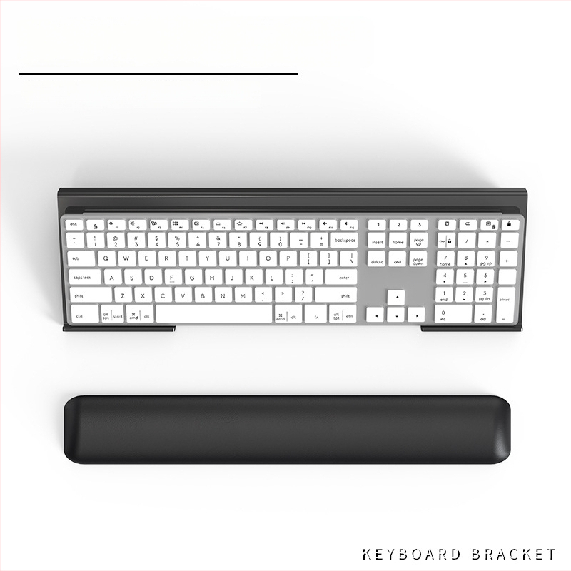 Настолен държач за клавиатура, силиконов, противохлъзгащ, модел 240208, за офис, пуснат през пролетта на 2024 г.