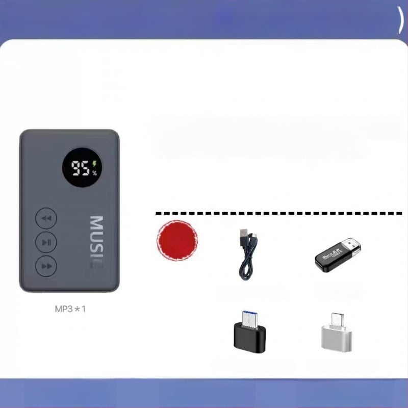 Portatīvais Bluetooth MP3 atskaņotājs ar kartes slotu, Modelis 816, Produkta numurs GC2ddeJk, 1 gada garantija