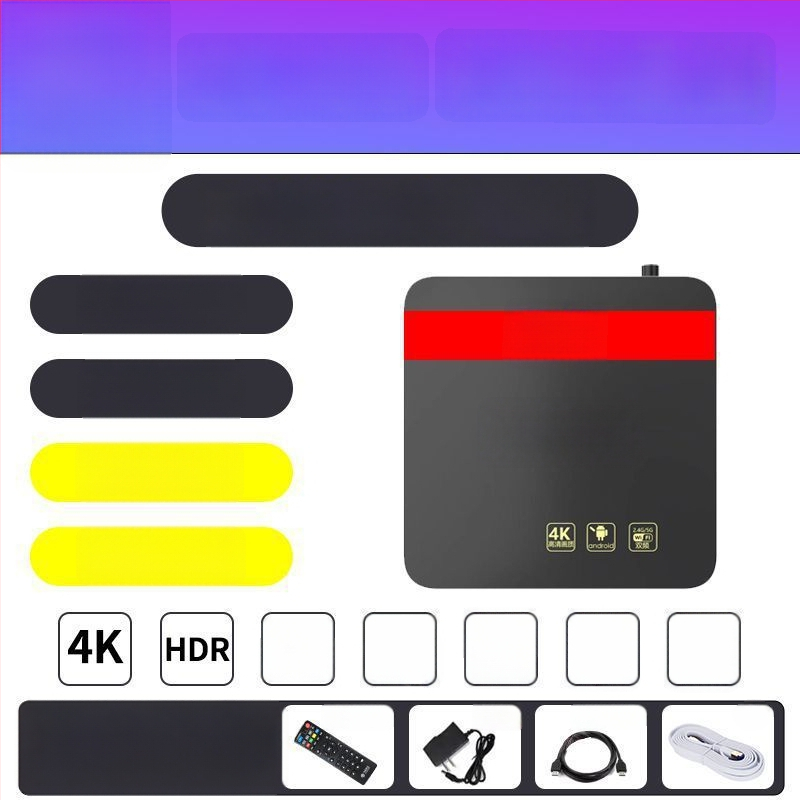 Bežični 4K set-top box za kućnu upotrebu, sa zrcaljenjem zaslona i mrežnim playerom