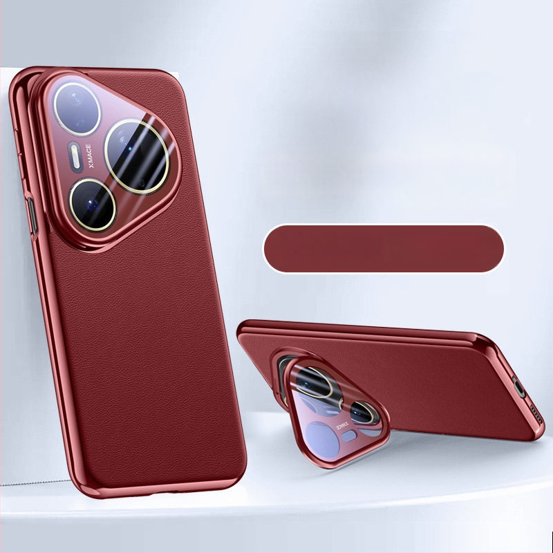 Kožna futrola za Huawei Pura80 s integriranim držačem za objektiv i zaštitom od padova
