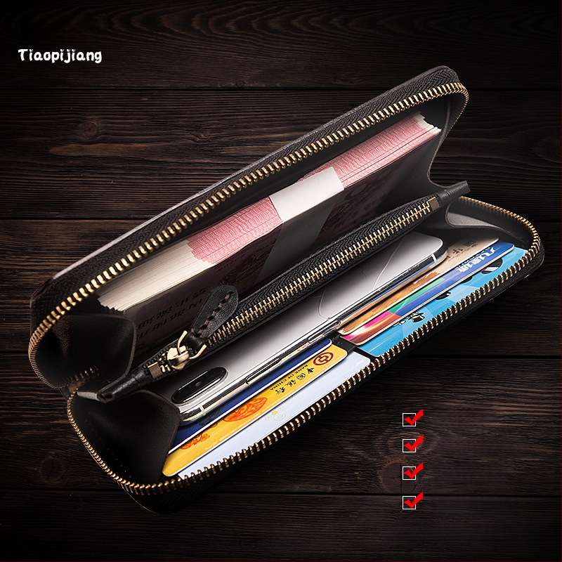 Naudas maks no īstas ādas, roku gravēts ādas raksts ar dzīvnieku motīvu, pirmās kārtas liellopu āda, Naughty Craftsman