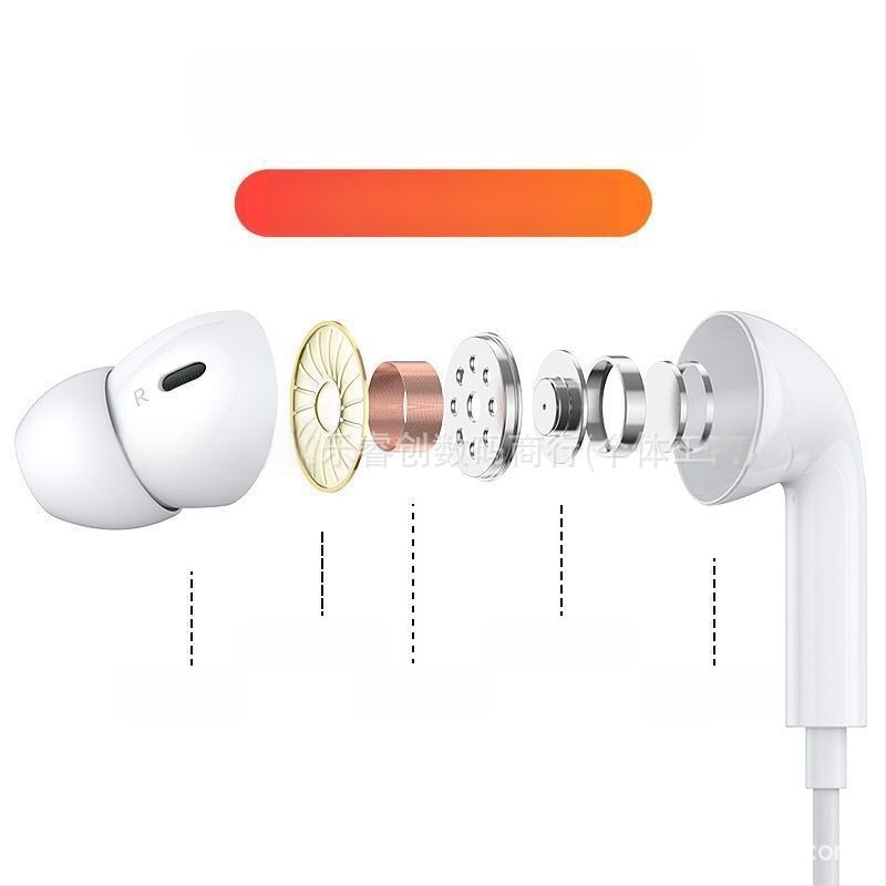 3,5 mm uz USB-C adapteris Apple vadiem klausulēm (2. un 3. paaudze) – Android saderīgs, in-ear dizains