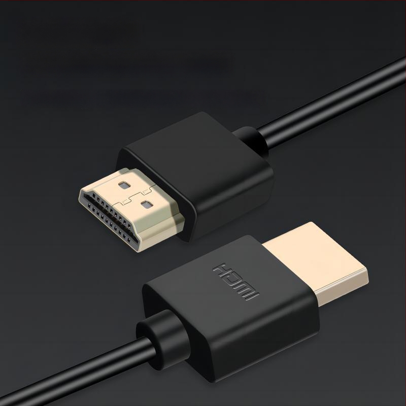 HDMI spiralni kabel, tanak, verzija 2.0, za mikro/mini bez ogledala kamere, monitore, računala, televizore i projektore, 4K60