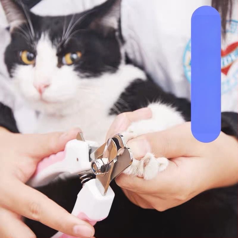 Clește de unghii pentru animale de companie din oțel inoxidabil, pentru pisici și câini, cu pilă de unghii, durabil (oțel inoxidabil; pisici și câini; pilă de unghii; durabil)