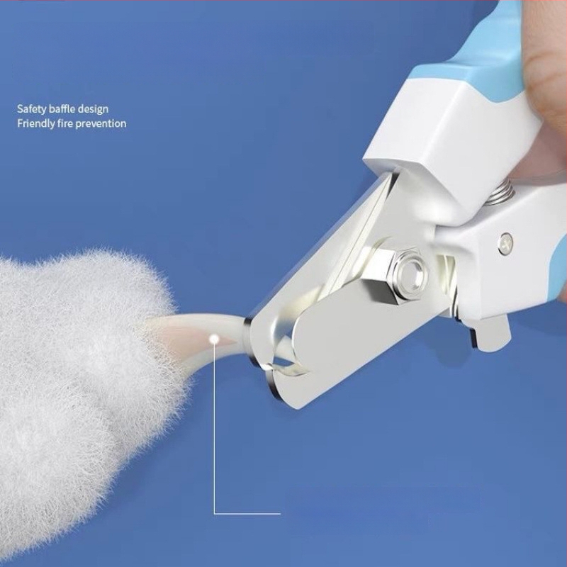 Clește de unghii pentru animale de companie din oțel inoxidabil, pentru pisici și câini, cu pilă de unghii, durabil (oțel inoxidabil; pisici și câini; pilă de unghii; durabil)