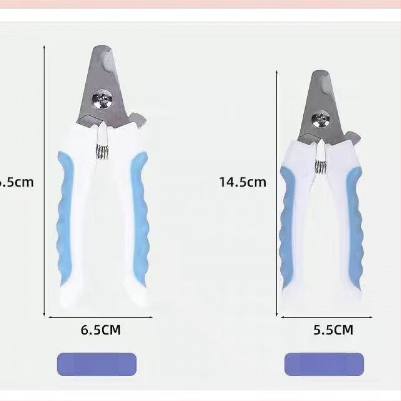 Clește de unghii pentru animale de companie din oțel inoxidabil, pentru pisici și câini, cu pilă de unghii, durabil (oțel inoxidabil; pisici și câini; pilă de unghii; durabil)