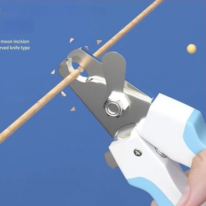 Clește de unghii pentru animale de companie din oțel inoxidabil, pentru pisici și câini, cu pilă de unghii, durabil (oțel inoxidabil; pisici și câini; pilă de unghii; durabil)