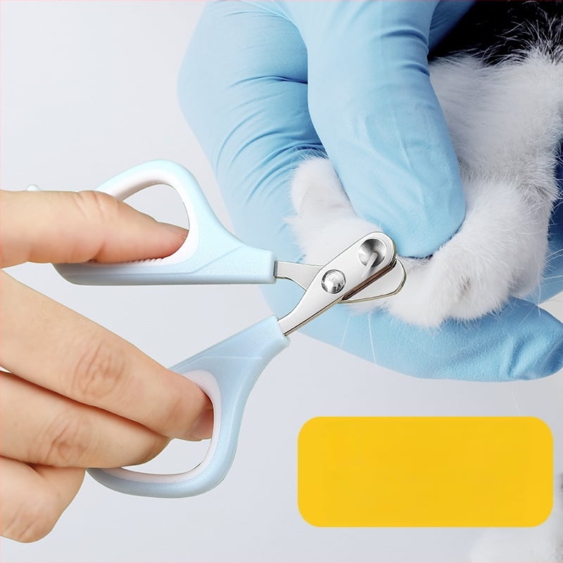 Tăietor de unghii pentru pisici, design cu gaură circulară, prietenos pentru începători, instrument de îngrijire pentru animale de companie