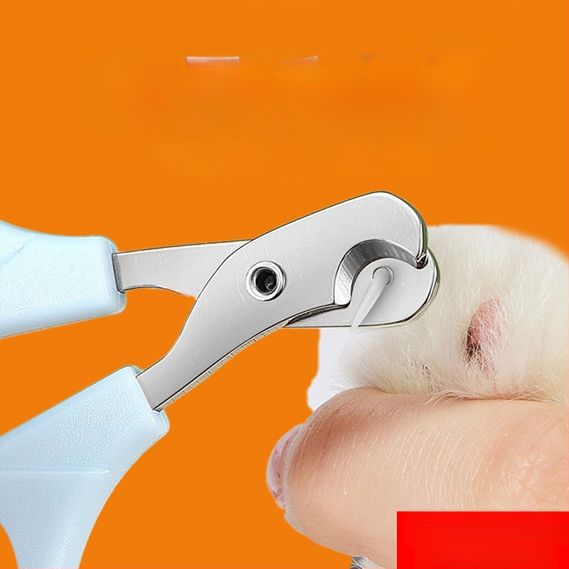 Tăietor de unghii pentru pisici, design cu gaură circulară, prietenos pentru începători, instrument de îngrijire pentru animale de companie