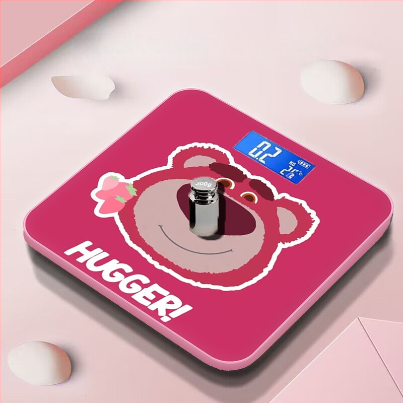 Ζυγός σώματος – Καρτούν στυλ, κορεατικής έμπνευσης σχέδιο; Έξυπνος ζυγός σώματος με δυνατότητα USB φόρτισης ή μπαταρίας AA; Για γενική οικιακή χρήση; Μέγιστο φορτίο 180 kg