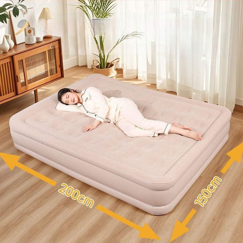 Išorinis visiškai automatiškai pripučiamas čiužinys vienvietėms ir dvivietėms, sulankstomas kempingo oro čiužinys, paviršius iš kompozicinės medžiagos