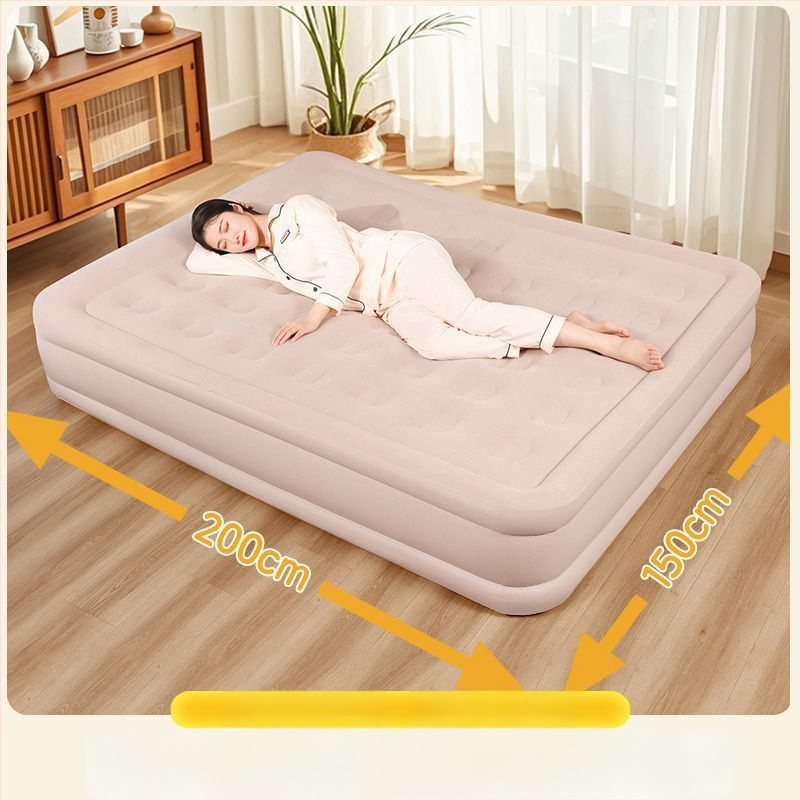 Išorinis visiškai automatiškai pripučiamas čiužinys vienvietėms ir dvivietėms, sulankstomas kempingo oro čiužinys, paviršius iš kompozicinės medžiagos