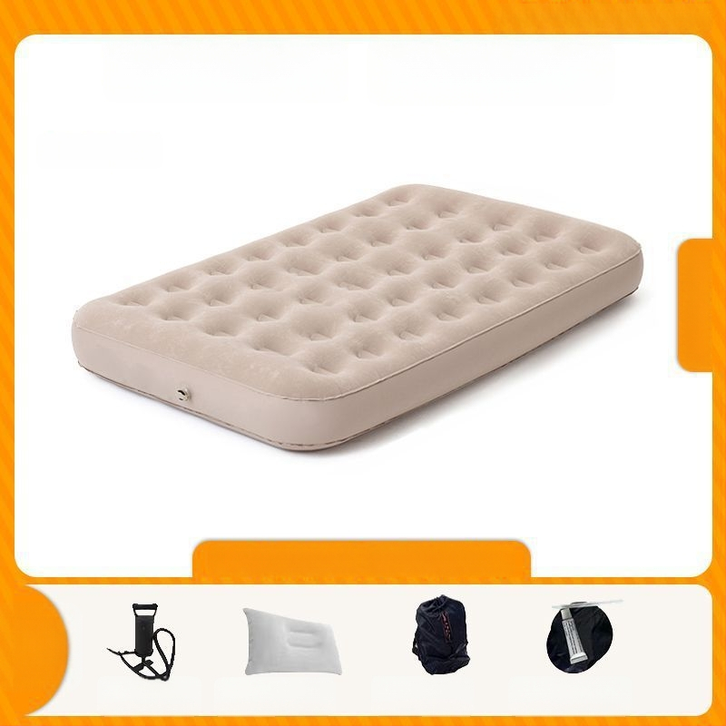 Išorinis visiškai automatiškai pripučiamas čiužinys vienvietėms ir dvivietėms, sulankstomas kempingo oro čiužinys, paviršius iš kompozicinės medžiagos