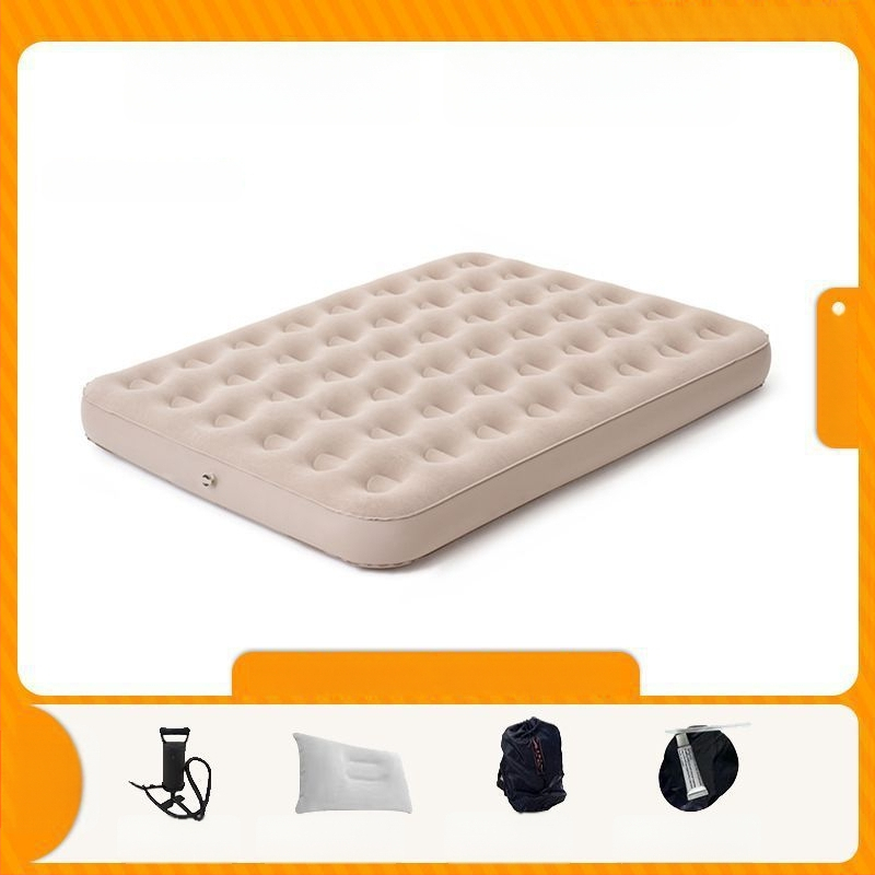 Išorinis visiškai automatiškai pripučiamas čiužinys vienvietėms ir dvivietėms, sulankstomas kempingo oro čiužinys, paviršius iš kompozicinės medžiagos