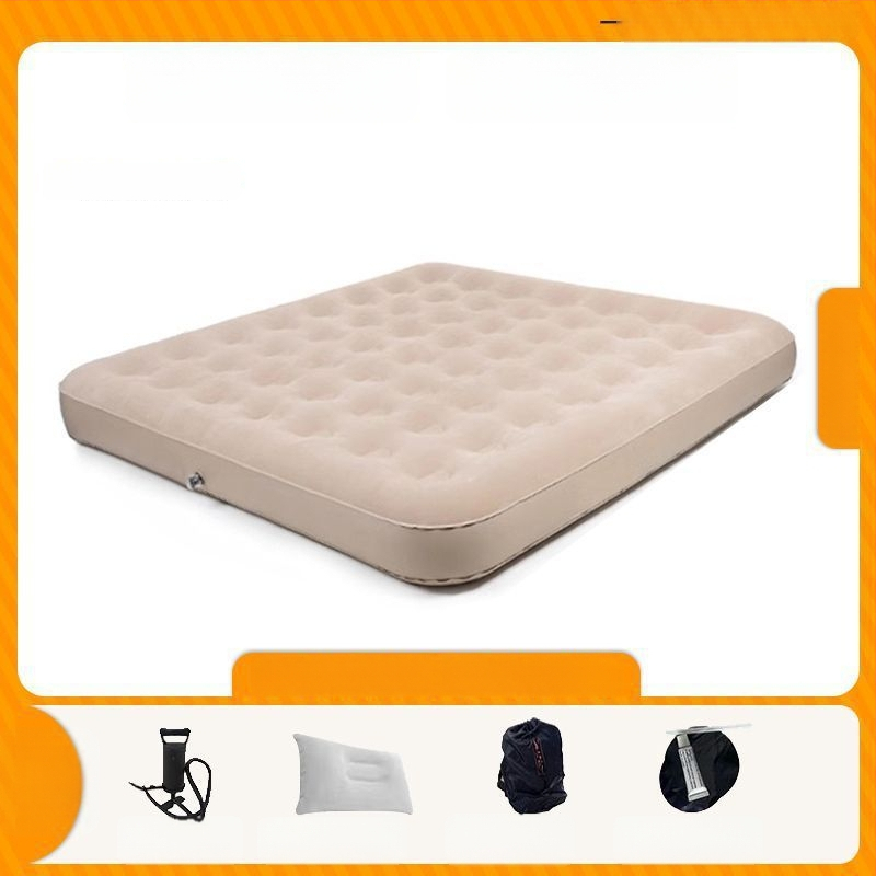 Išorinis visiškai automatiškai pripučiamas čiužinys vienvietėms ir dvivietėms, sulankstomas kempingo oro čiužinys, paviršius iš kompozicinės medžiagos