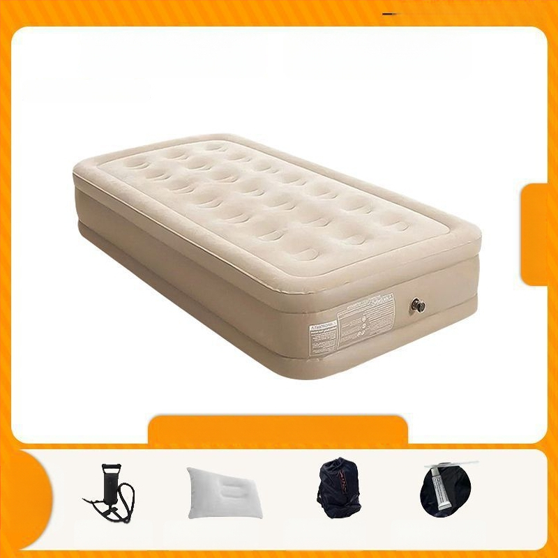 Išorinis visiškai automatiškai pripučiamas čiužinys vienvietėms ir dvivietėms, sulankstomas kempingo oro čiužinys, paviršius iš kompozicinės medžiagos