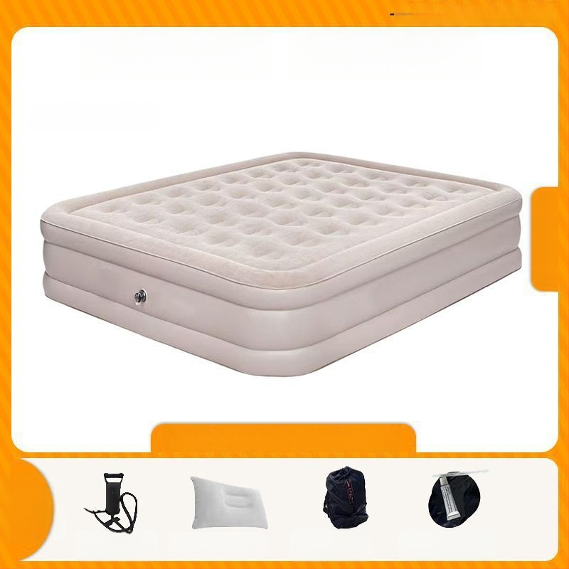 Išorinis visiškai automatiškai pripučiamas čiužinys vienvietėms ir dvivietėms, sulankstomas kempingo oro čiužinys, paviršius iš kompozicinės medžiagos