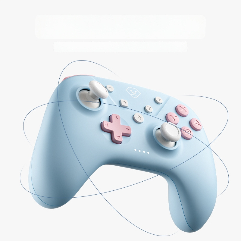 Гейм контролер с Bluetooth, Type-C, сензор за движение и вибрация, съвместим със Switch/PC/iOS/Android