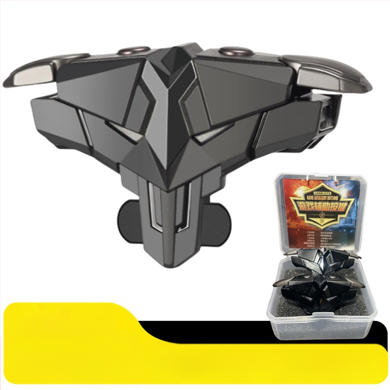 Безжичен мобилен геймпад за стрелкови игри, ABS+сплав конструкция, с вибрационна обратна връзка, универсален за Android и iPhone, модел Z4