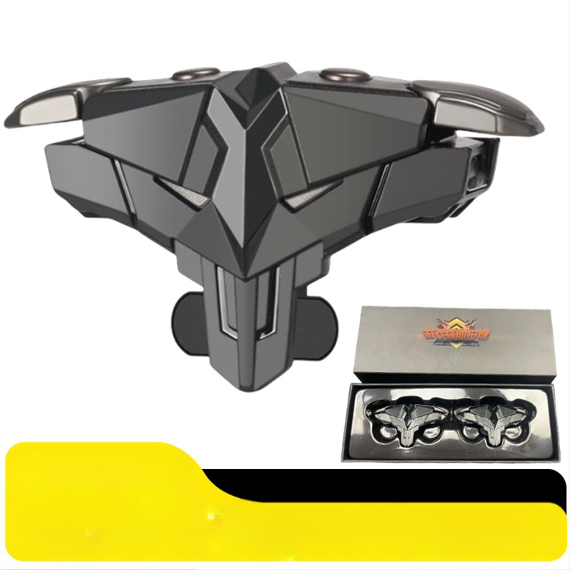 Безжичен мобилен геймпад за стрелкови игри, ABS+сплав конструкция, с вибрационна обратна връзка, универсален за Android и iPhone, модел Z4