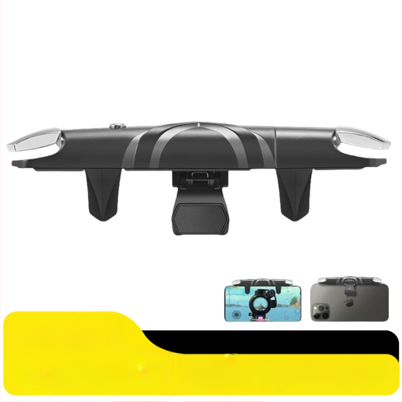 Безжичен мобилен геймпад за стрелкови игри, ABS+сплав конструкция, с вибрационна обратна връзка, универсален за Android и iPhone, модел Z4