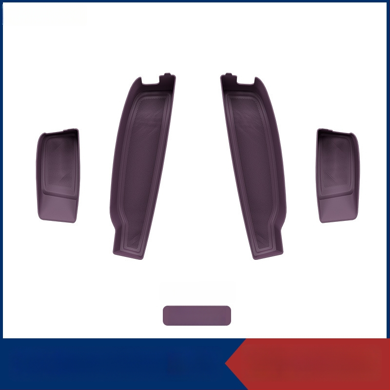 Autodurvju iekšējā pretslīdēšanas paliktnis Yu7, četrdurvju, plastmasa, 300 g, pielāgojama