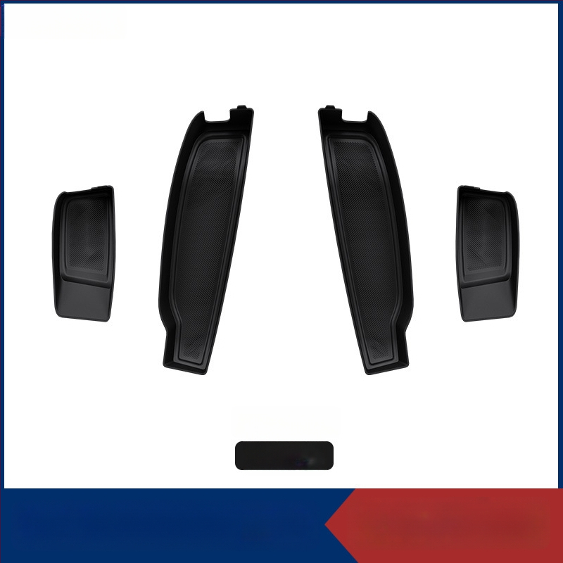 Autodurvju iekšējā pretslīdēšanas paliktnis Yu7, četrdurvju, plastmasa, 300 g, pielāgojama