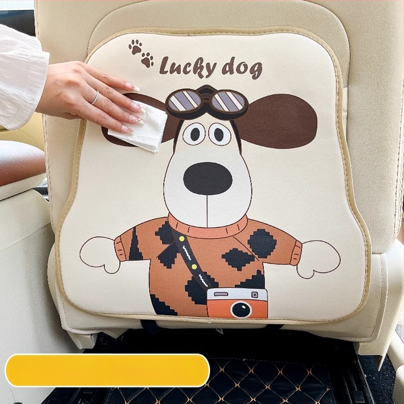 Кожена защитна подложка за задната облегалка на автомобил, мультяшен дизайн за деца, Yadingni, код C040178