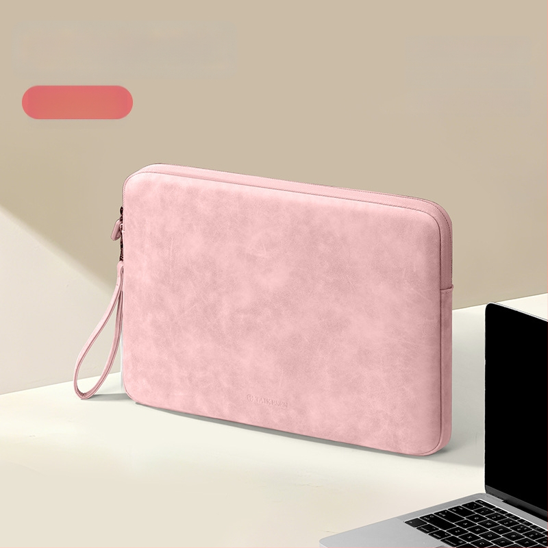 Tykson torbica za laptop 14 inča, vanjski PU materijal i podstava od poliester-pamuka, kompatibilna s Huawei, Apple MacBook Air, Lenovo, Xiaomi, gradski minimalizam, unisex