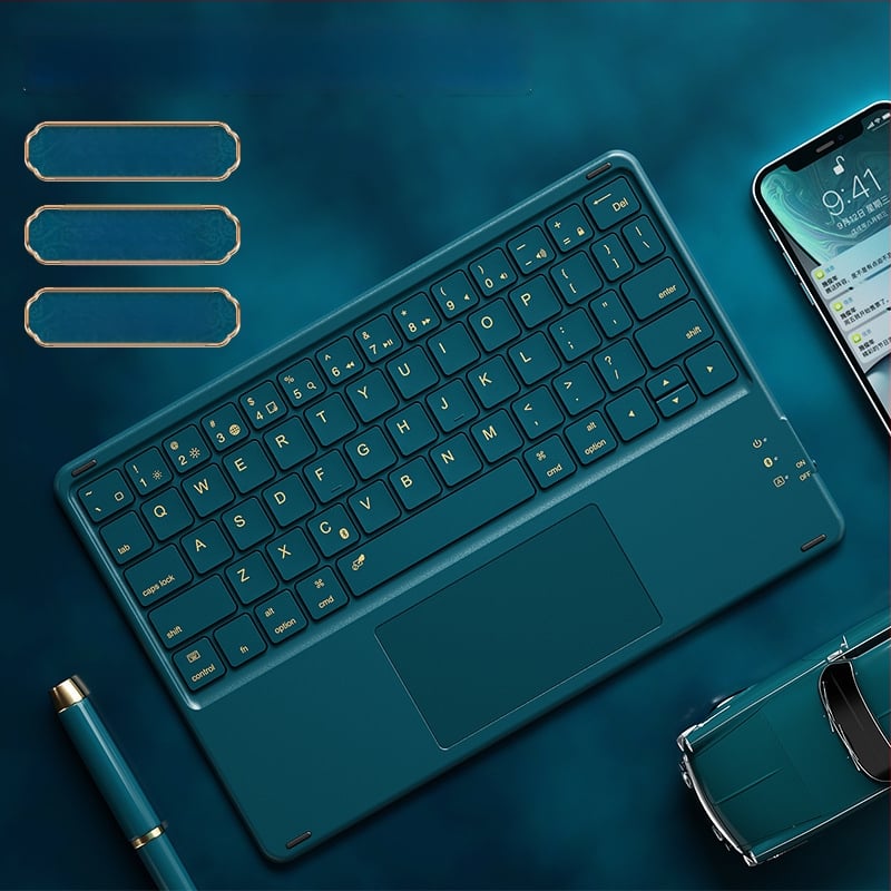 Bluetooth клавиатура с 64 клавиша, ABS корпус, безжично свързване, без подсветка