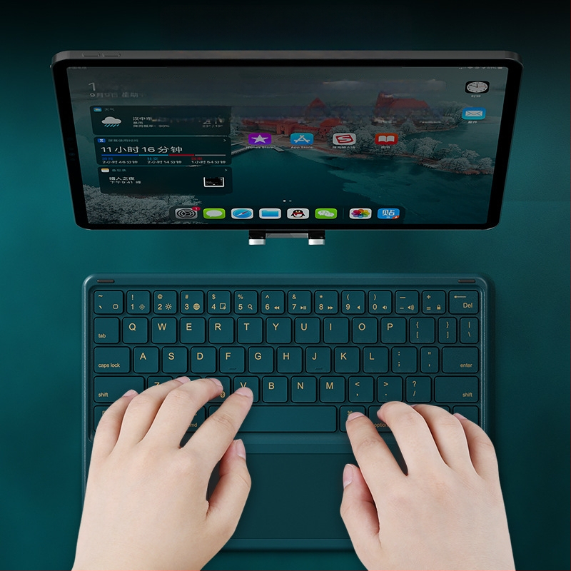 Bluetooth клавиатура с 64 клавиша, ABS корпус, безжично свързване, без подсветка