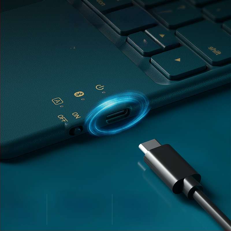 Bluetooth клавиатура с 64 клавиша, ABS корпус, безжично свързване, без подсветка