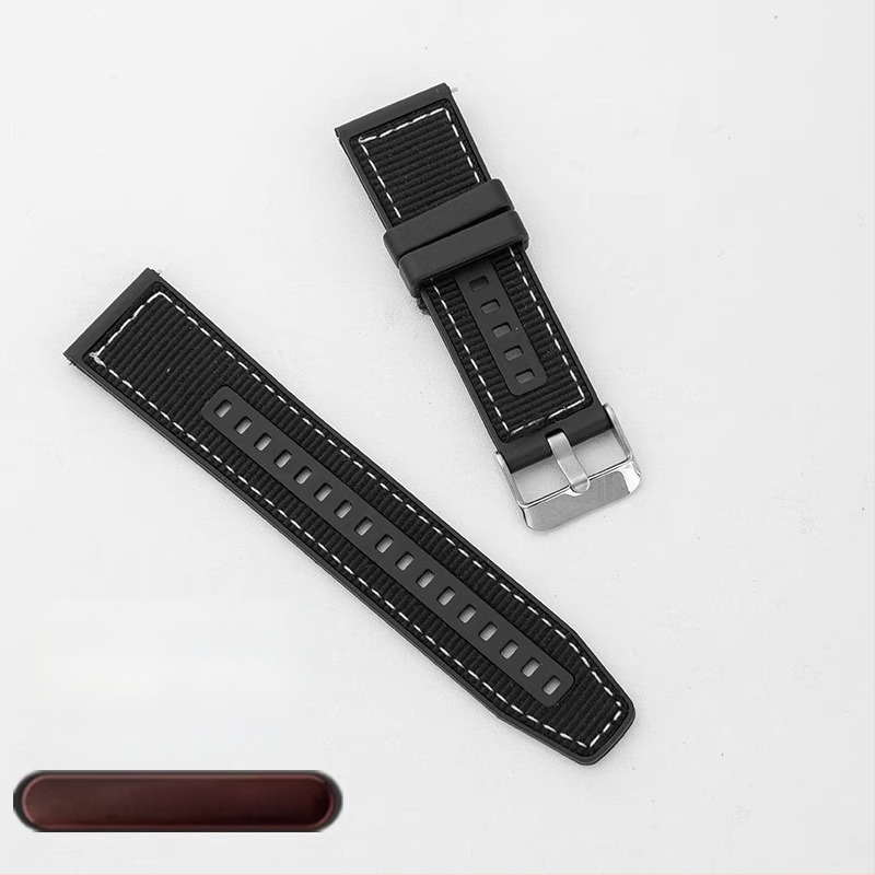 Huawei GT4 kompozitni pleteni remen od silikona i najlona s brzim otpuštanjem, kompatibilan s Watch4Pro Sport GT3Pro 46mm, za muškarce