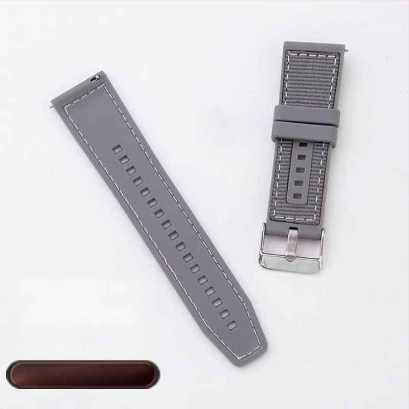 Huawei GT4 kompozitni pleteni remen od silikona i najlona s brzim otpuštanjem, kompatibilan s Watch4Pro Sport GT3Pro 46mm, za muškarce
