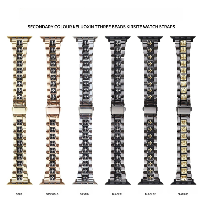 Remen za Apple Watch od cinka legura, širina 20 mm, kompatibilan s veličinama 38/40/41/42/44/45/49 mm, moderan stil, kopča leptir