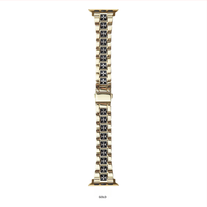 Remen za Apple Watch od cinka legura, širina 20 mm, kompatibilan s veličinama 38/40/41/42/44/45/49 mm, moderan stil, kopča leptir