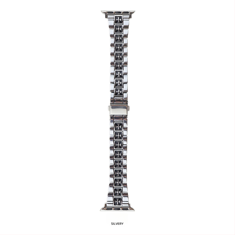 Remen za Apple Watch od cinka legura, širina 20 mm, kompatibilan s veličinama 38/40/41/42/44/45/49 mm, moderan stil, kopča leptir