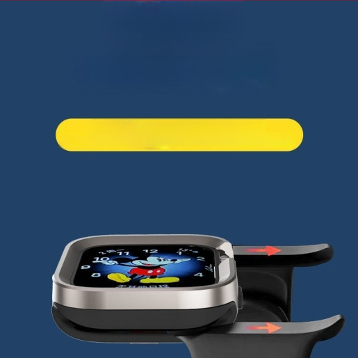 Metalinė apsauginė dėžutė Apple Watch Ultra – aliuminio titano lydinys + TPU; 0,004 kg; Kodas Wgoufeb