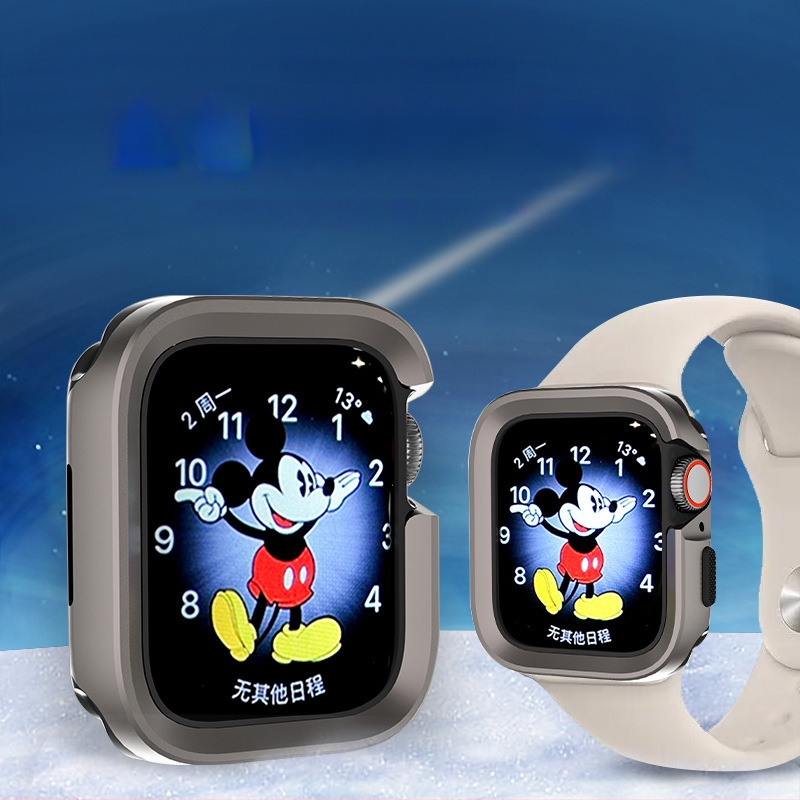 Metalinė apsauginė dėžutė Apple Watch Ultra – aliuminio titano lydinys + TPU; 0,004 kg; Kodas Wgoufeb