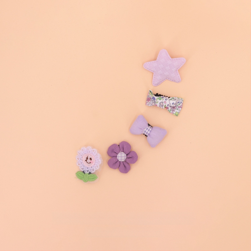 За кучета: малък фиба за коса с панделка - плат, марка Little Flying Bear, универсална употреба, без внос, IP права не са разрешени